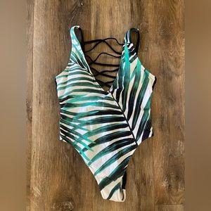 Pink Victoria’s Secret swimsuit large